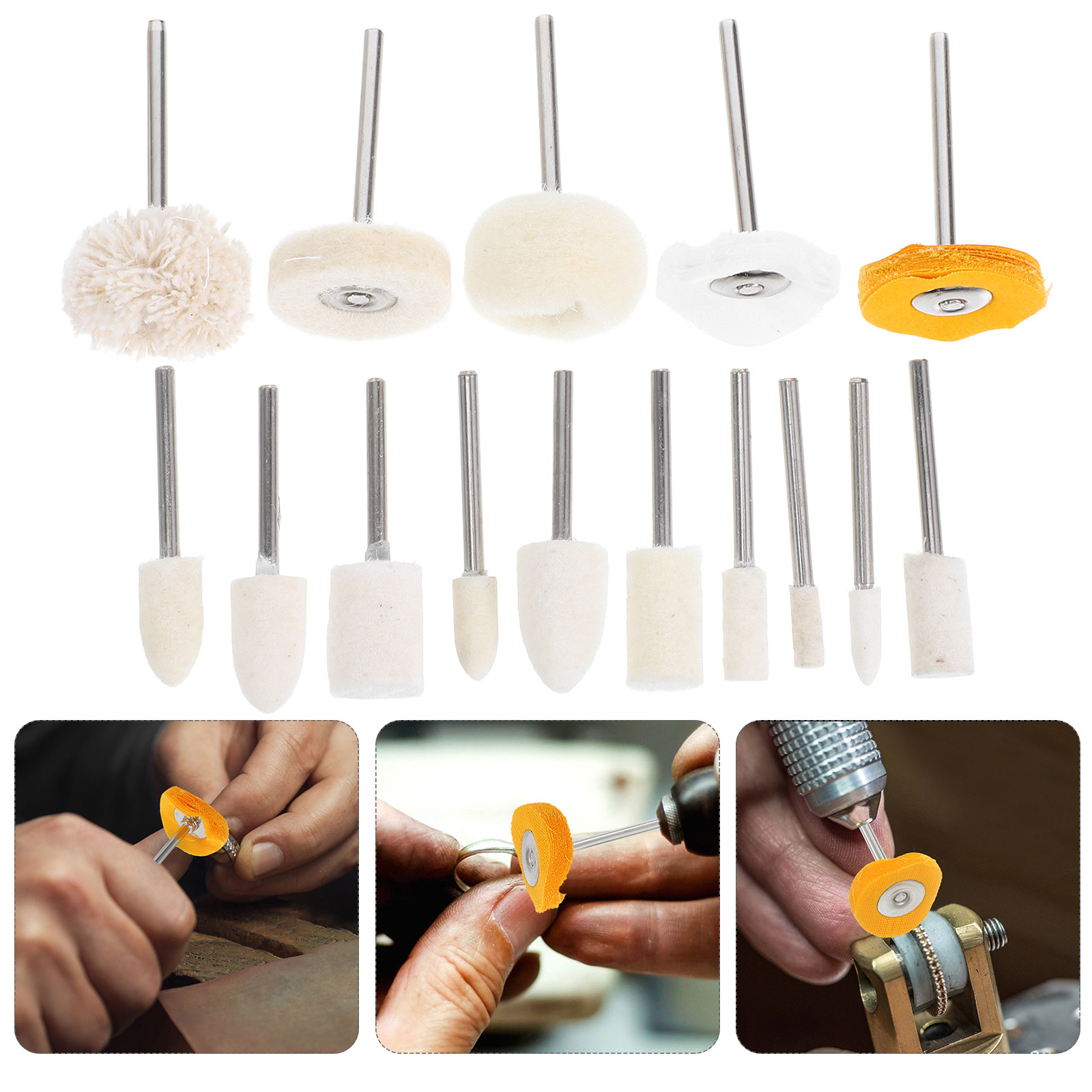 Rotary Tool Kit - 50Pcs Rotary Tool Polishing Buffing Wheels