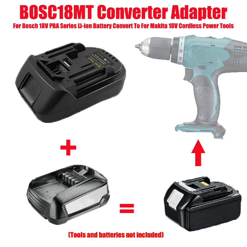 Power Tools Battery Adapter - BOSC18MT Battery Adapter Converter for Bosch