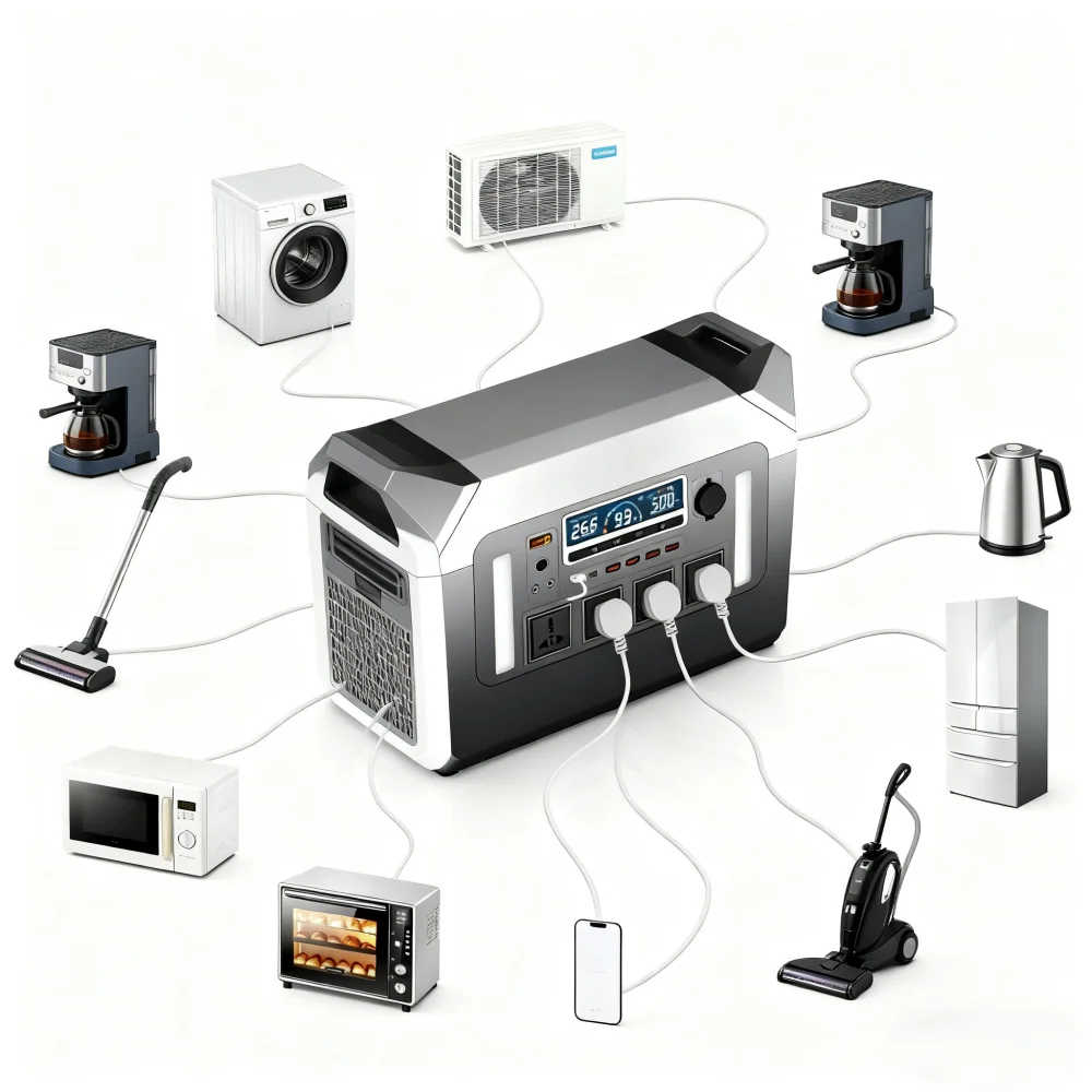 Power Tools Global Market - Universal 3000W 2560Wh Power Station with