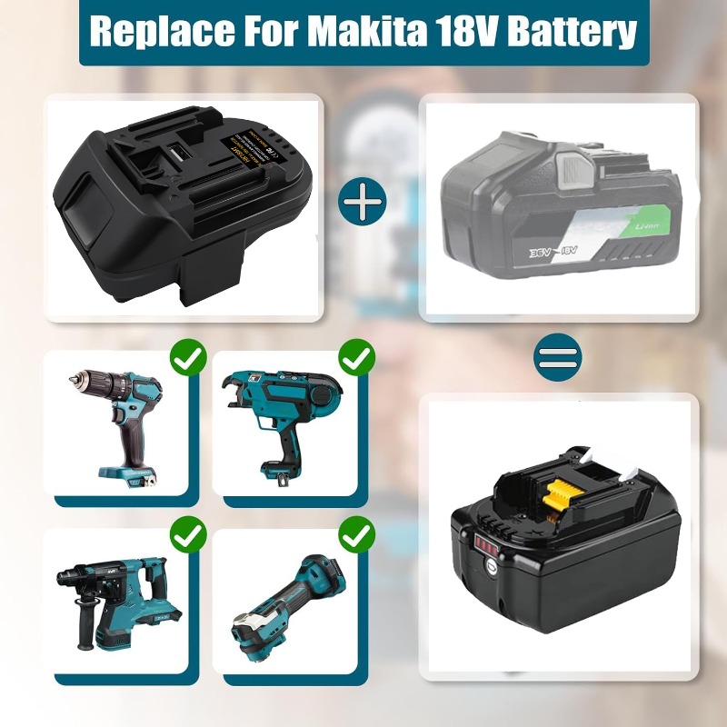 ALASICKA Battery Adapter HK18M - đánh giá và giá Power Tools Battery Adapter