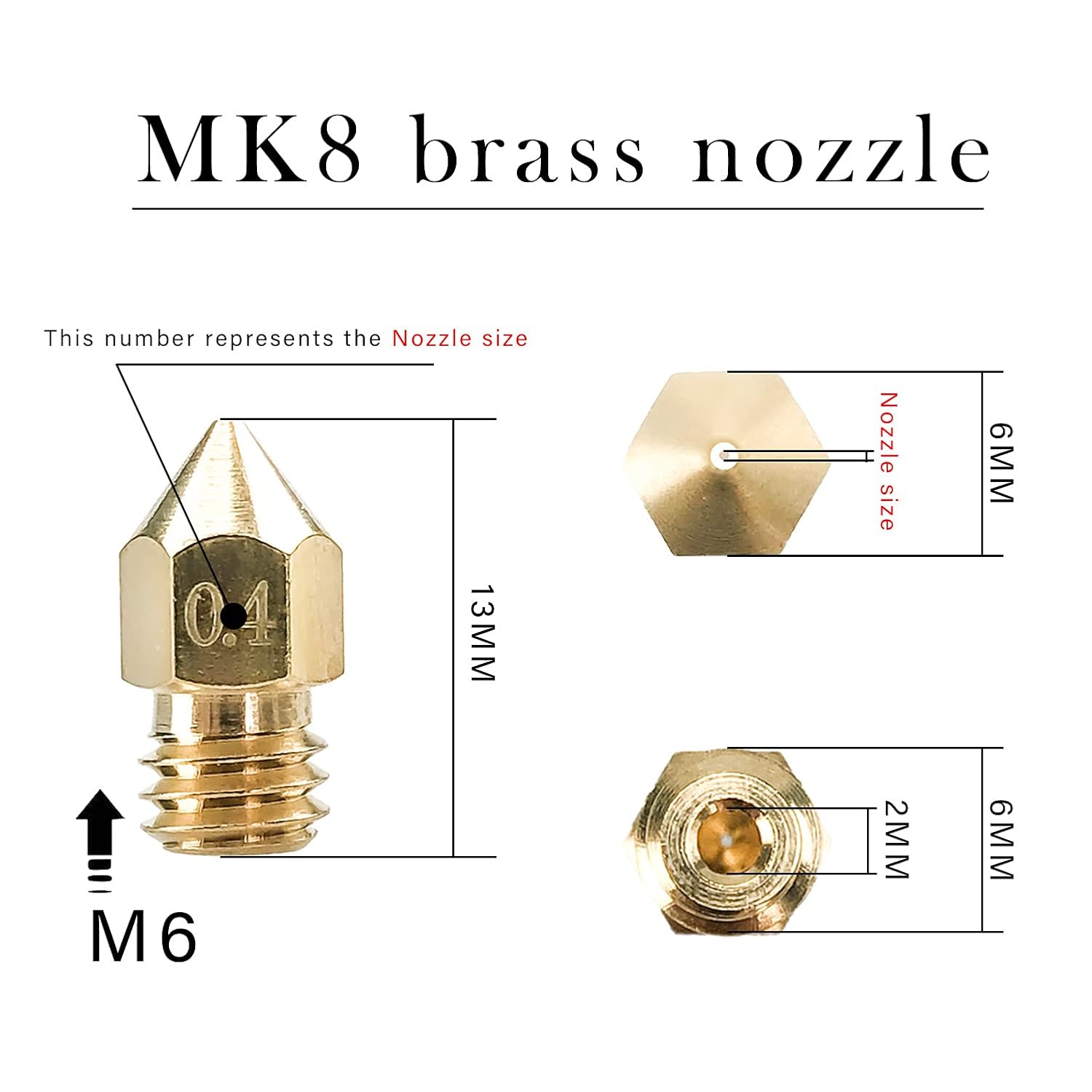 CREALITY 20 Pcs MK8 Brass Nozz - đánh giá và giá Creality Printer K1