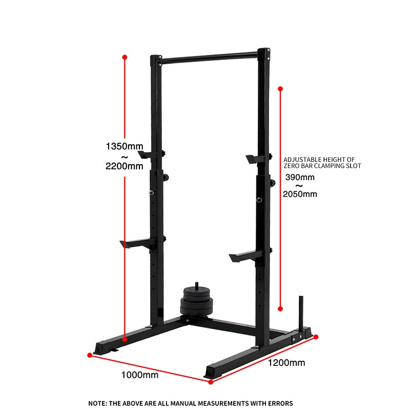 Adjustable Squat Rack Gym Squa - đánh giá và giá Power Tools Training