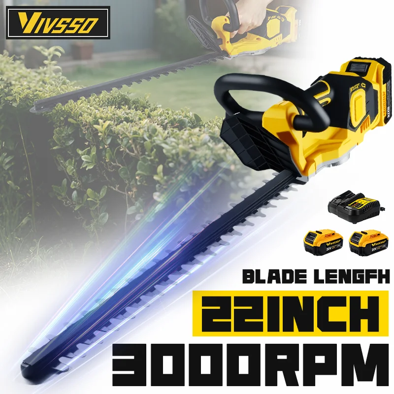 VIVSSO Cordless Electric Hedge - đánh giá và giá Power Tools Garden