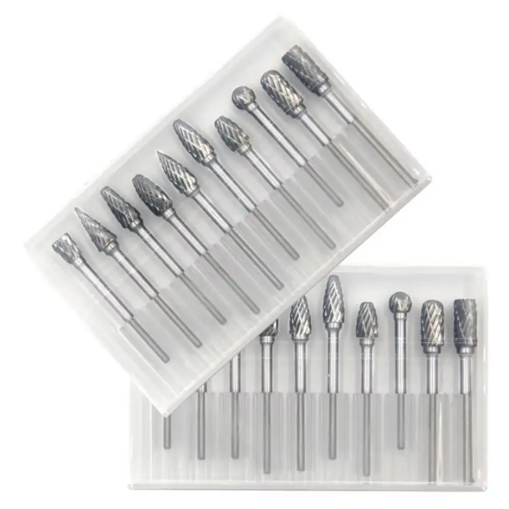 10PCS Carbide Rotary Burr Set  - đánh giá và giá Rotary Tool Kit