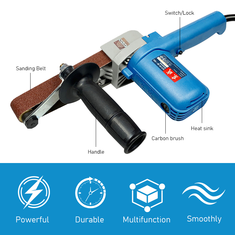 High Power Buffing Sanders Woo - đánh giá và giá Belt Sander Portable