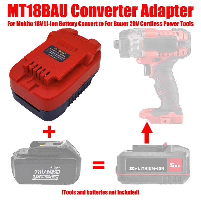 ALASICKA MT18BAU DM20BAU BS18B - đánh giá và giá Power Tools Battery Adapter