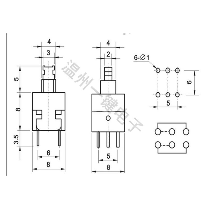 10PCS KFT-8.0A 8.0x8.0mm 6pin  - đánh giá và giá Power Tools Kft
