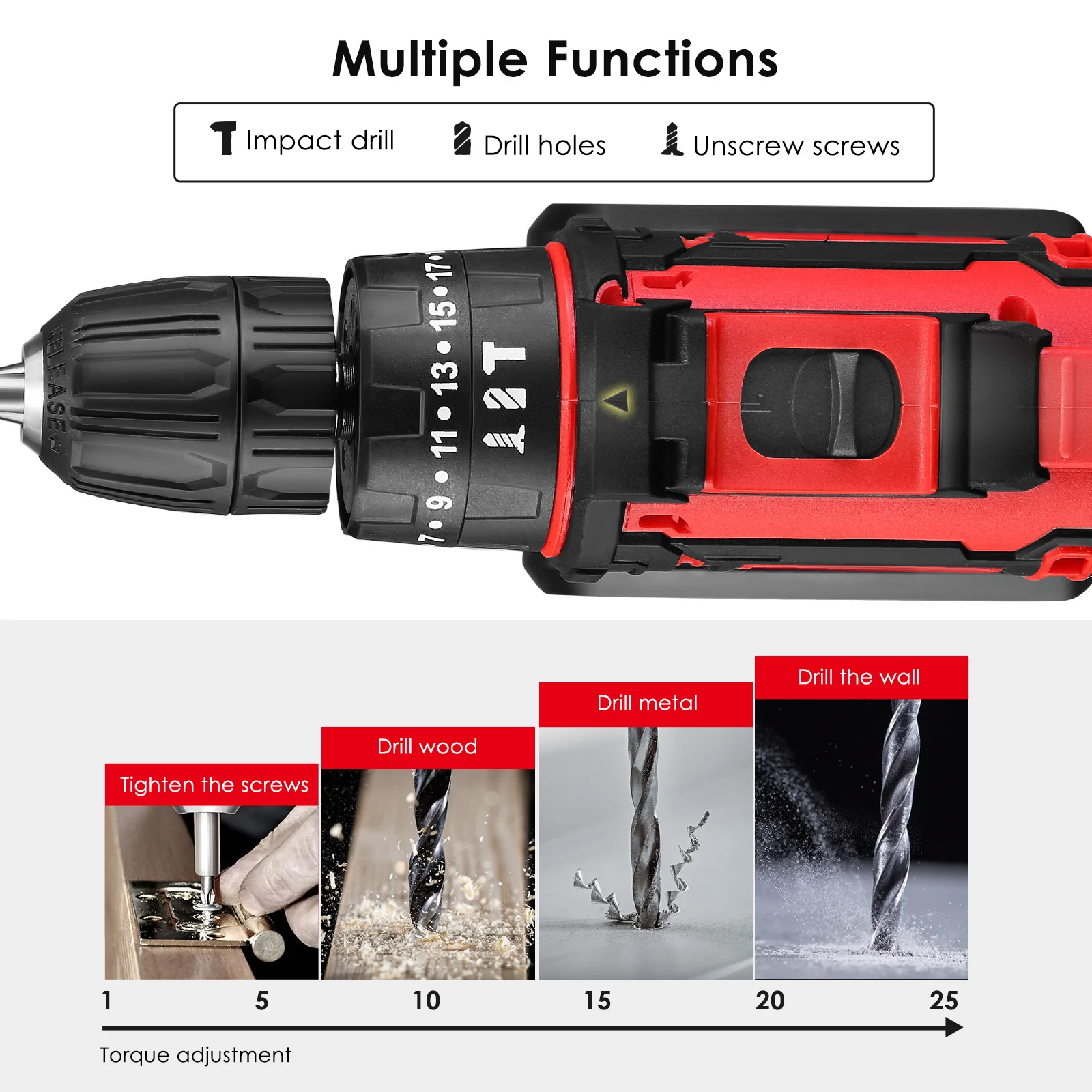 36V 12V Va Đập Máy Khoan Không - đánh giá và giá Power Tools Quotes