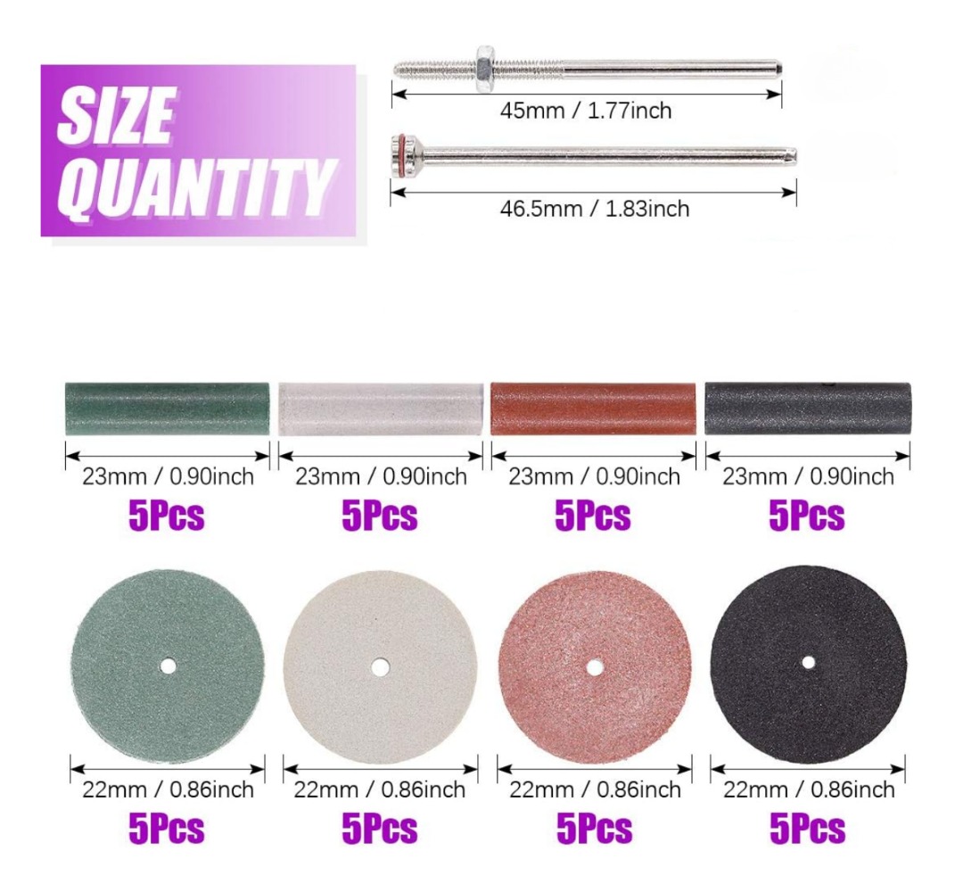 42Pcs Polishing Wheels Kit 40P - đánh giá và giá Rotary Tool Kit