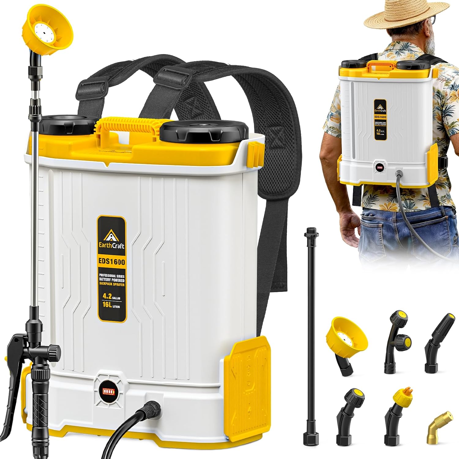 4.2 Gal Battery Powered Backpa - đánh giá và giá Power Tools Garden