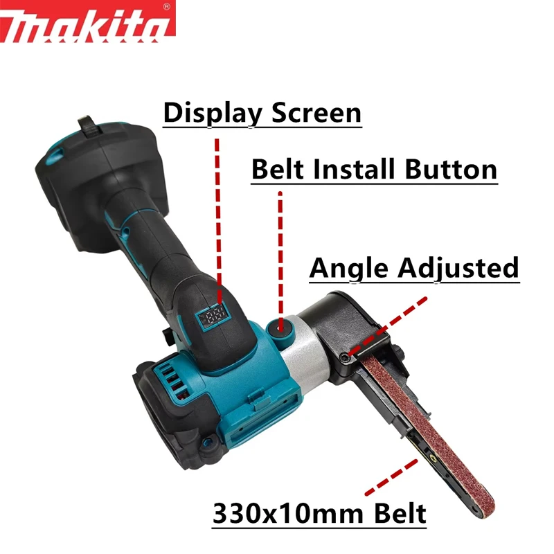 Makita Cordless Brushless Mini - đánh giá và giá Belt Sander Portable