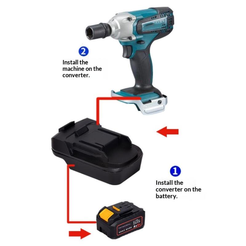 1Pcs Electric Power Tool Adapt - đánh giá và giá Power Tools Battery Adapter