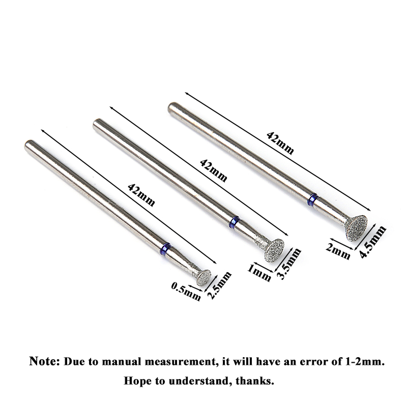 3pcs/set Diamond Nail Drill Bi - đánh giá và giá Rotary Tool Kit